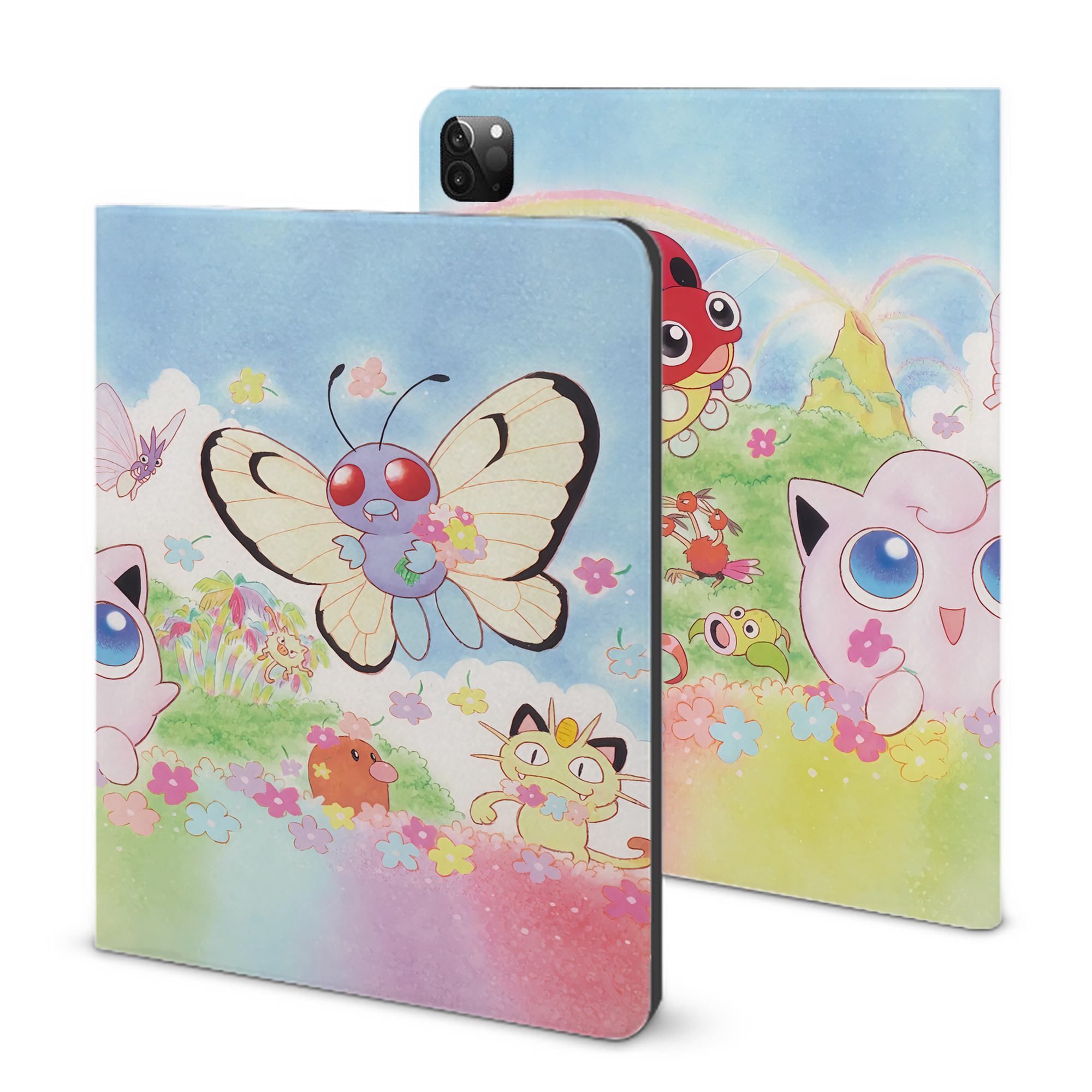 （画像用） ポケットモンスター Pokémon IPadケース ペンホルダー付き ブックスタイルデザイン